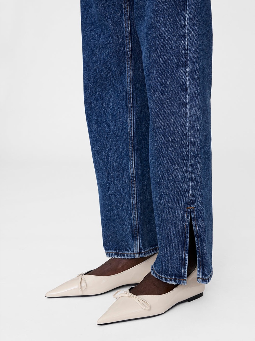 Anine Bing Roy Jean Standard Clean Indigo Denim size 29 - Retails $250 - Picture 2 of 9